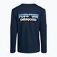 Moteriški trekingo marškinėliai Patagonia P-6 Logo Responsibili-Tee LS tidepool blue 4