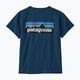 Moteriški trekingo marškinėliai Patagonia P-6 Logo Responsibili-Tee tidepool blue 9