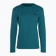 Moteriški žygio marškinėliai ilgomis rankovėmis Patagonia P-6 Logo Responsibili-Tee belay blue 3