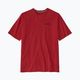 Vyriški žygio marškinėliai Patagonia P-6 Logo Responsibili-Tee touring red 4