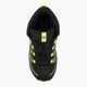 Salomon Xa Pro V8 Mid CSWP vaikiški trekingo batai juodi/deep lichen green/y 6