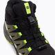 Salomon Xa Pro V8 Mid CSWP vaikiški trekingo batai juodi/deep lichen green/y 8