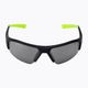 "Nike Skylon Ace 22" juodi/balti/pilki su sidabriniu blykčiojančiu lęšiu akiniai nuo saulės 3