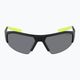 "Nike Skylon Ace 22" juodi/balti/pilki su sidabriniu blykčiojančiu lęšiu akiniai nuo saulės 8