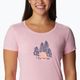Moteriški trekingo marškinėliai Columbia Daisy Days Graphic pink 1934592679 5