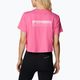 Columbia North Cascades Cropped rožinės spalvos moteriški trekingo marškinėliai 1930051656 2