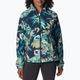 Columbia moteriški marškinėliai Benton Springs Printed Fleece, tamsiai mėlyni 2021771