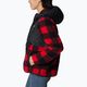 Moteriškas žygio džemperis Columbia Sweet View Fleece Hooded black/red lily check print 2