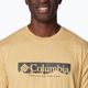 Vyriški žygių marškinėliai Columbia Kwick Hike Graphic SS light camel heather/csc box treeline 5