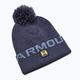 Under Armour vyriška žieminė kepurė Ua Halftime Fleece Pom navy blue 1373093 4