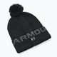 Under Armour vyriška žieminė kepurė Ua Halftime Fleece Pom black 1373093 4