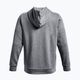 Vyriški Under Armour Essential Fleece Full Zip Hood Training Sweatshirt Grey 1373881 2