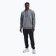 Vyriška "Under Armour Essential Fleece Hoodie pitch gray medium heather/white 2