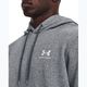 Vyriška "Under Armour Essential Fleece Hoodie pitch gray medium heather/white 4