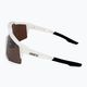 100% Speedcraft matinės baltos/hiper sidabrinės spalvos veidrodiniai dviratininkų akiniai 5