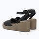 Moteriški sandalai Crocs Brooklyn Ankle Strap Wedge black/mushroom 3
