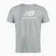 New Balance Essentials Stacked Logo Co pilki vyriški treniruočių marškinėliai MT31541AG 5