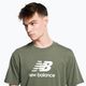 New Balance Essentials Stacked Logo Co vyriški treniruočių marškinėliai žali MT31541DON 4