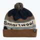 Žieminė kepurė Smartwool Knit Winter Pattern POM deep navy heather 5