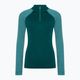 Moteriški termoaktyvūs marškinėliai ilgomis rankovėmis Smartwool Classic Thermal Merino Baselayer 1/4 Zip Boxed emerald 3