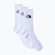Žygio kojinės The North Face Multi Sport Cush Crew Sock 3 poros white