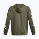 "Under Armour" vyriškas džemperis su gobtuvu "Rival Fleece Graphic HD marine", žalias/baltas 7