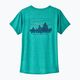Moteriški Patagonia Cap Cool Daily marškinėliai 73 skyline/subtidal blue x-dye 4