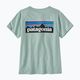 Moteriški žygio marškinėliai Patagonia P-6 Logo Responsibili-Tee wispy green 4