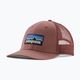 Kepuraitė su snapeliu Patagonia P-6 Logo LoPro Trucker dulse mauve