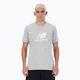 Vyriški marškinėliai New Balance Stacked Logo athletic grey 3