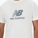 Vyriški marškinėliai New Balance Stacked Logo white 4