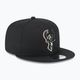 Kepurė New Era Split Logo 9Fifty Milwaukee Bucks black