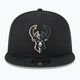 Kepurė New Era Split Logo 9Fifty Milwaukee Bucks black 3