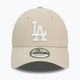 Vyriška New Era Side Patch 9Forty Los Angeles Dodgers beisbolo kepuraitė šviesiai smėlio spalvos 2