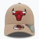 New Era Repreve 9Forty Chicago Bulls vyriška beisbolo kepuraitė pastelinės rudos spalvos 2