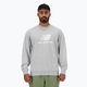 Vyriškas džemperis New Balance Stacked Logo French Terry Crew athletic grey