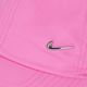 Kepuraitė su snapeliu Nike Dri-Fit Club Unstructured Metal Swoosh playful pink/metallic silver 3