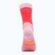 Bėgimo kojinės HOKA Crew Run Sock 3 poros cerise/papaya/aura 4