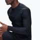 Vyriški bėgimo marškinėliai ilgomis rankovėmis HOKA Airolite Run black 4