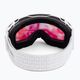 Alpina Estetica QV balti blizgūs auksiniai slidinėjimo akiniai 3