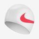Nike BIG SWOOSH plaukimo kepuraitė balta ir raudona NESS5173-173 3