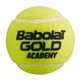 Babolat Gold Academy teniso kamuoliukai 3 vnt. geltoni 501085 3