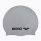 Arena Classic silikoninė sidabrinė/juoda plaukimo kepurė