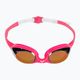 Vaikiški plaukimo akiniai arena Spider JR Mirror white/pink/fuchsia 2