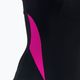 Moteriškas vientisas maudymosi kostiumėlis arena Agate Strap Back One Piece black/rose violet 4