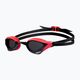 Arena Cobra Core Plaukimo akiniai dūminiai/raudoni 6