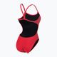 Moteriškas Arena Team Challenge vientisas raudonos/baltos spalvos vientisas maudymosi kostiumėlis 5