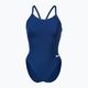 Moteriškas Arena Team Challenge vientisas tamsiai mėlynas/baltas vientisas maudymosi kostiumėlis 4