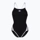 Moteriškas vientisas maudymosi kostiumėlis arena Icons Super Fly Back Solid black/white 5