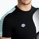 Arena Komandos logotipas marškinėliai juoda/balta/mėlyna su deimantu 4